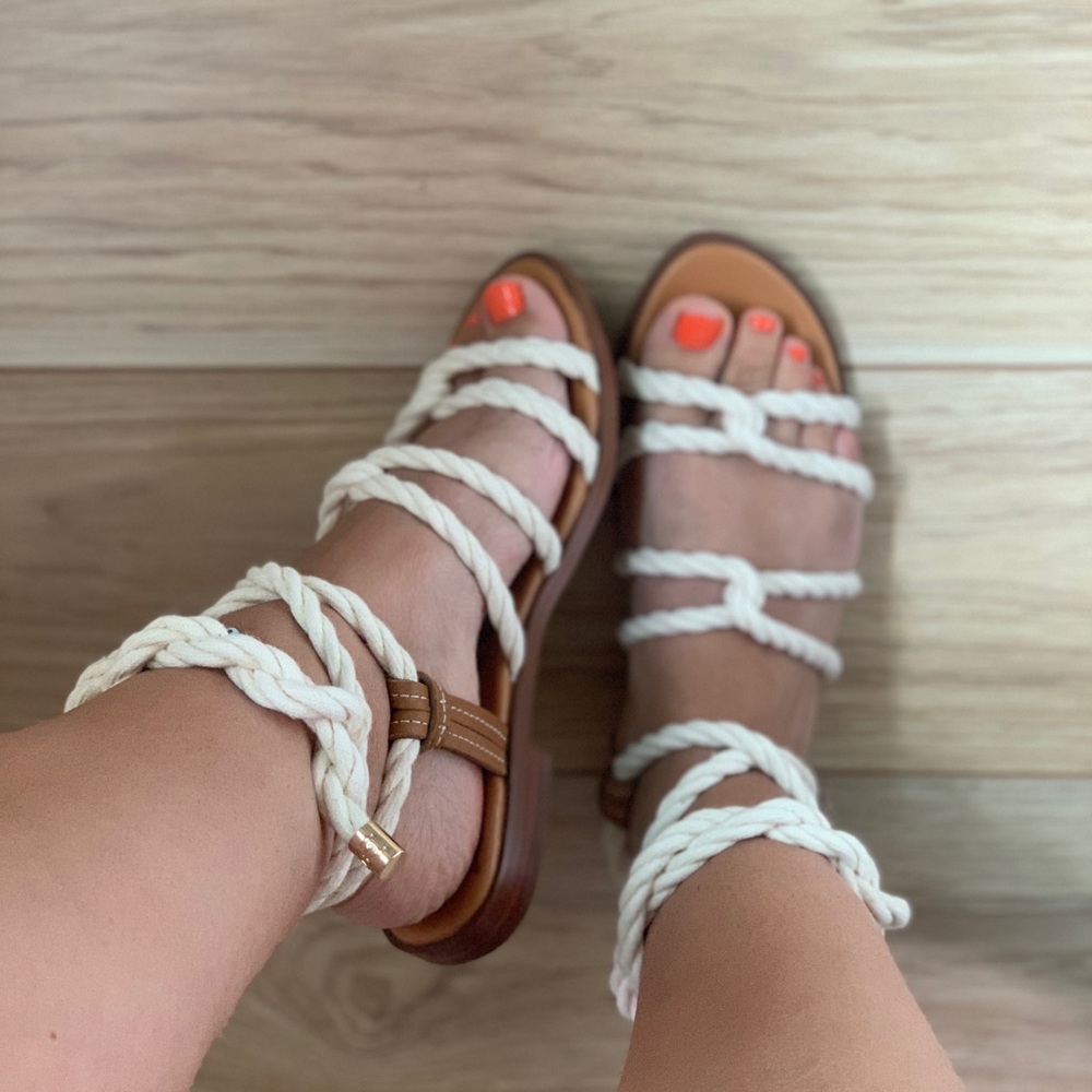 BRAND NEW Sam Edelman gladiator rope sandals